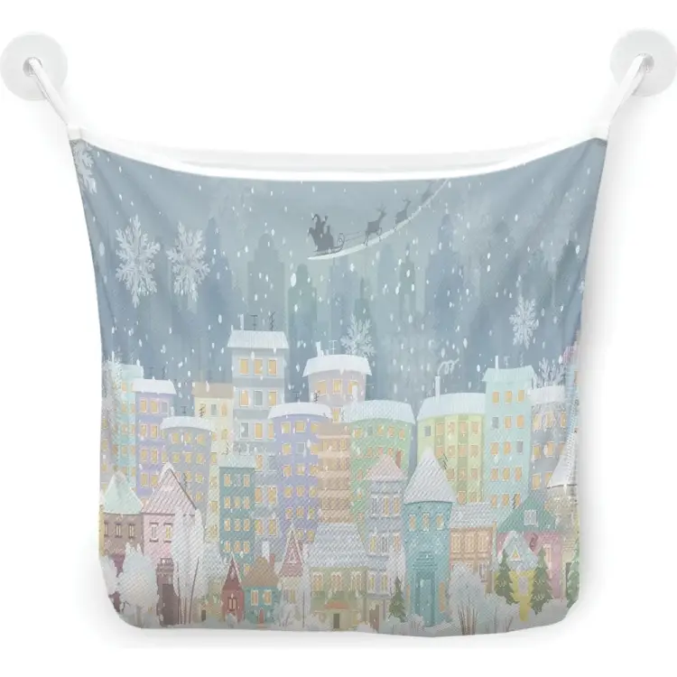 Настенная сетка-органайзер для ванной для игрушек JOYARTY Канун Нового Года tgb_92684