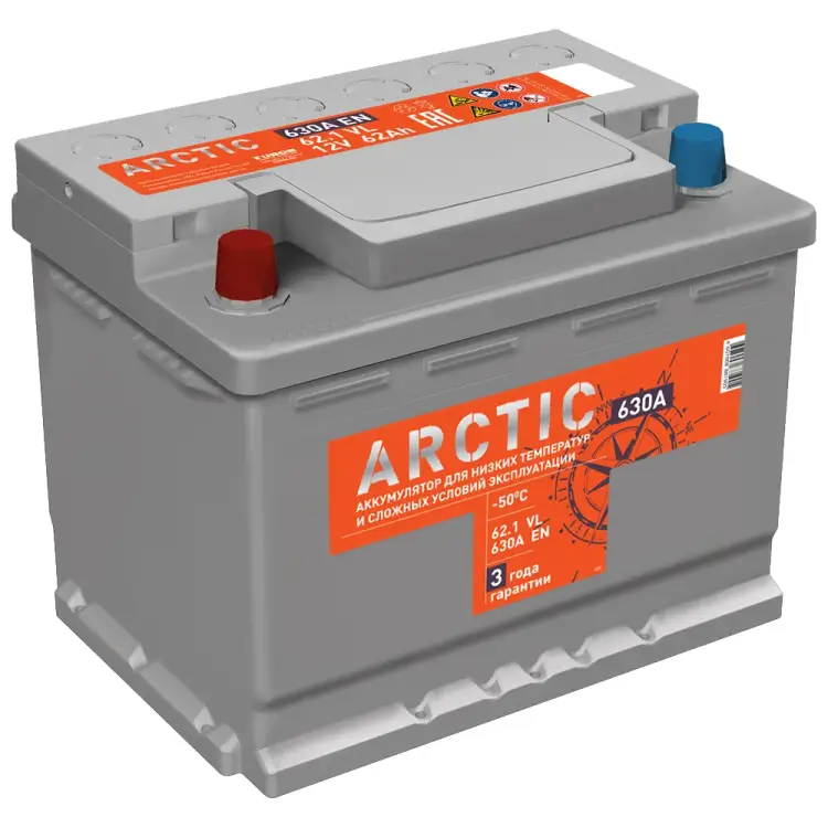 Аккумулятор TITAN ARCTIC 62.1 VL 4607008881905