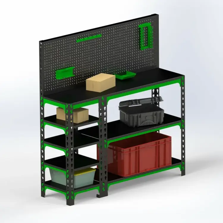 Стол-верстак ООО Металекс 950x1400x600 мм