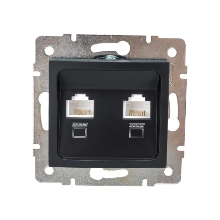 Компьютерная двойная розетка Lezard KARINA 707-4288-141