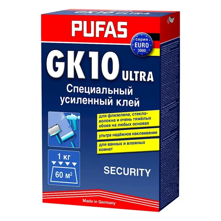 Усиленный специальный клей Pufas SECURITY GK10 020912000 Усиленный специальный клей Pufas SECURITY GK10 020912000