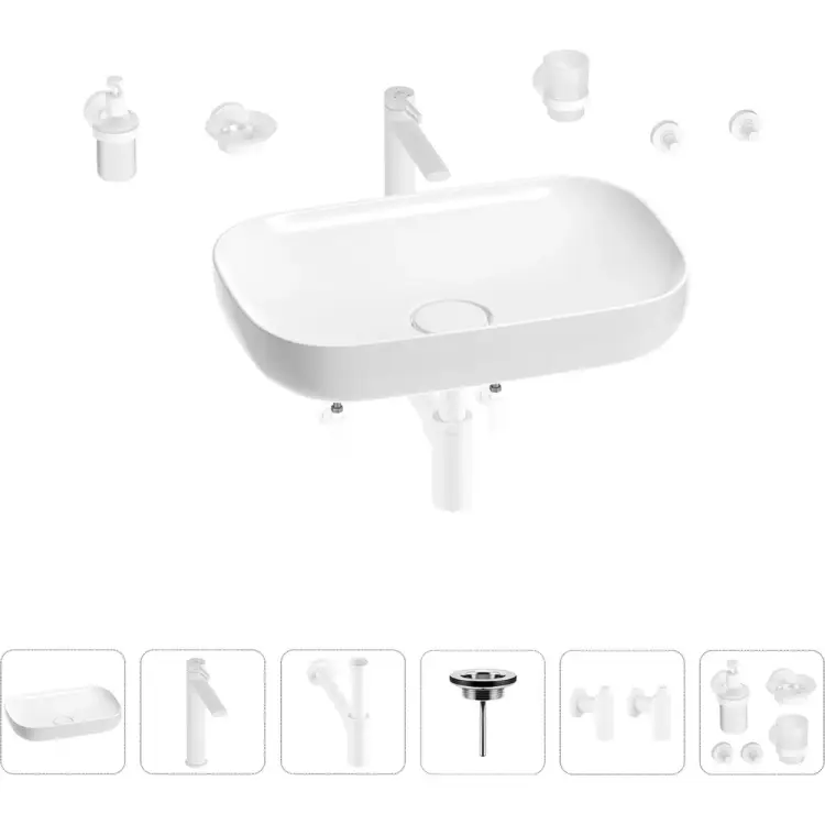 Раковина для ванной Wellsee Croquis 201005635