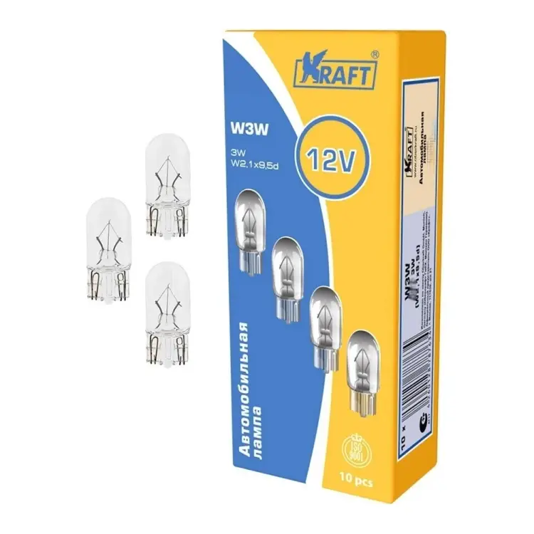Лампа накаливания KRAFT W3W KT 700034 Лампа накаливания KRAFT W3W KT 700034