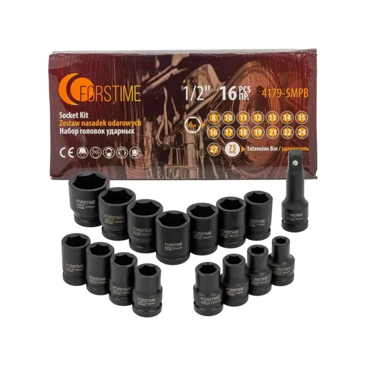 Ударные головки FORSTIME FT-4179-5MPB(57024)