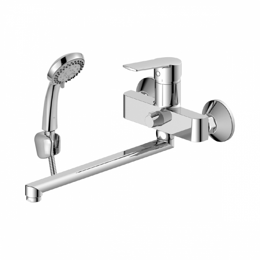 Универсальный одноручный смеситель для ванны decoroom DR22043