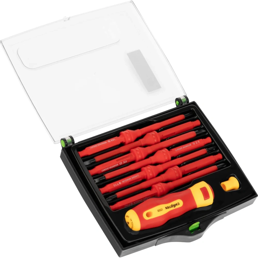 Диэлектрическая отвертка СИБРТЕХ 12938 Диэлектрическая отвертка СИБРТЕХ 12938