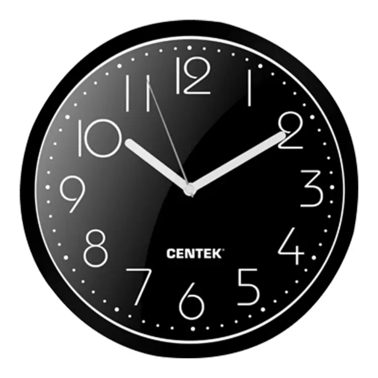 Настенные часы Centek CT-7105 Black