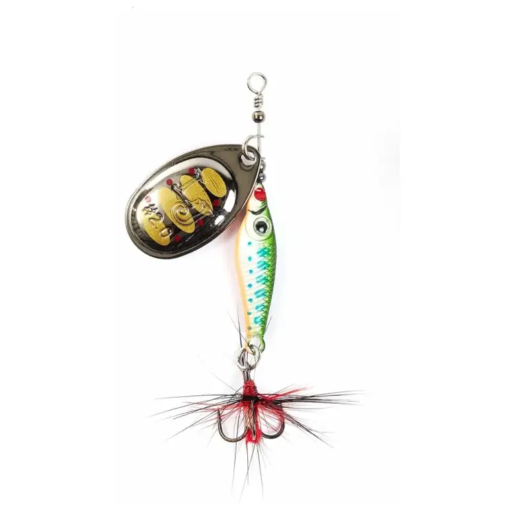 Вращающаяся блесна Lucky John TRIAN BLADE ROUND LJTBR9-005