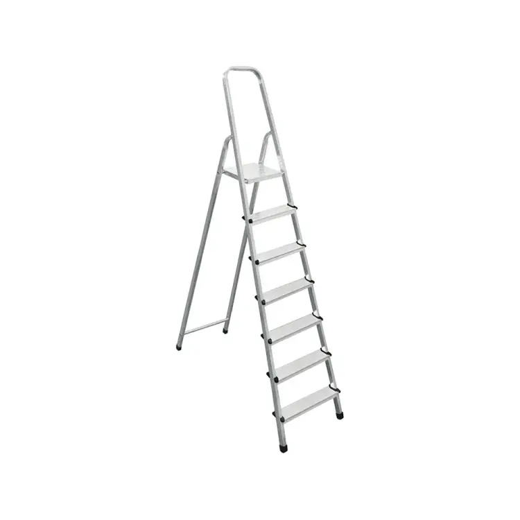 Семиступенчатая алюминиевая стремянка Biber 98007 тов-071391 Семиступенчатая алюминиевая стремянка Biber 98007 тов-071391