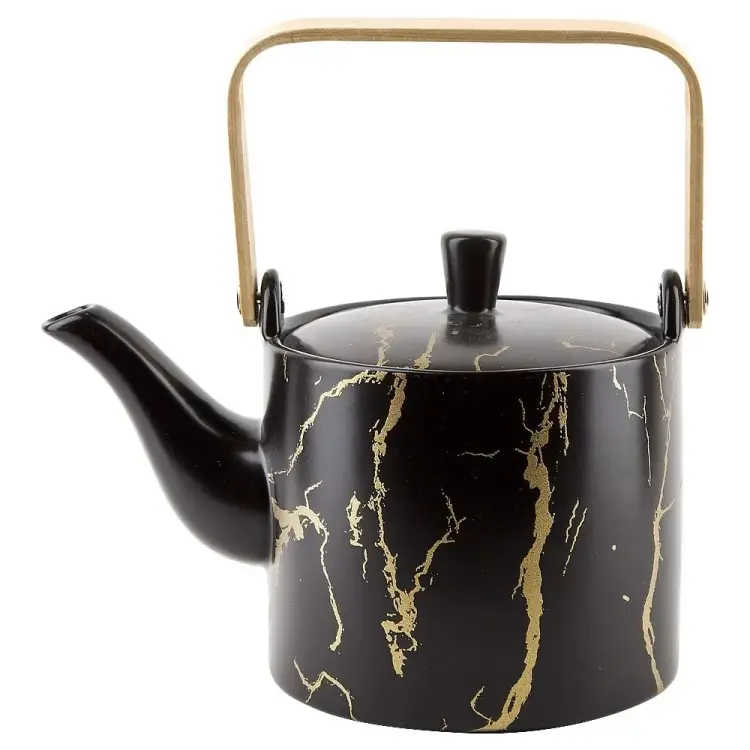 Заварочный чайник Nouvelle Черный мрамор 880074 Заварочный чайник Nouvelle Черный мрамор 880074