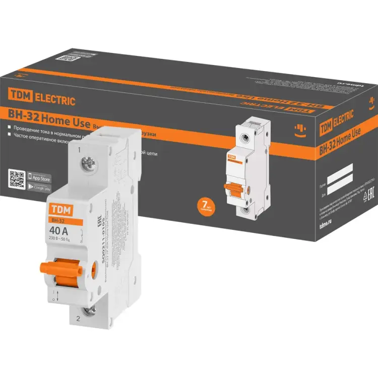 Выключатель нагрузки (мини-рубильник) TDM ELECTRIC ВН-32 Home Use SQ0211-0105