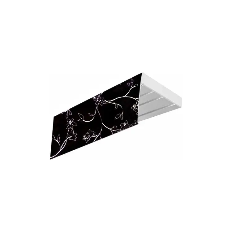Трехрядный карниз Эскар ЭКОНОМ Романтика black 343430220 Трехрядный карниз Эскар ЭКОНОМ Романтика black 343430220