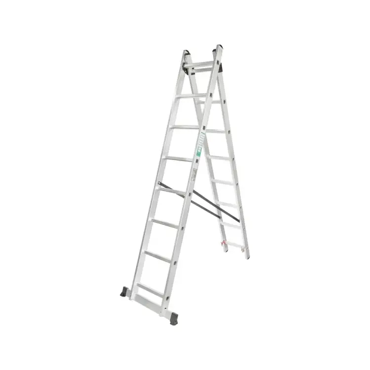 Комбинированная двухсекционная лестница Forcekraft FK-BL-E210 52853