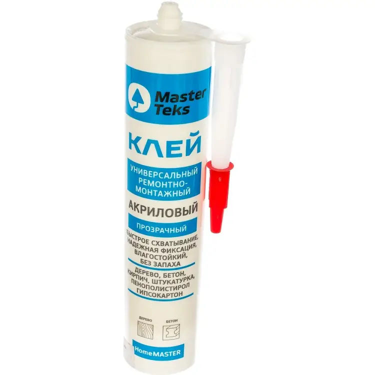 Ремонтно-монтажный акриловый клей MASTERTEKS HOMEMASTER 53427