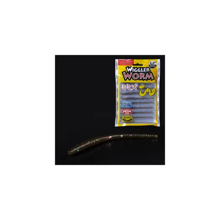 Съедобные искусственные слаги Lucky John LJ Pro Series WIGGLER WORM 140153-S21