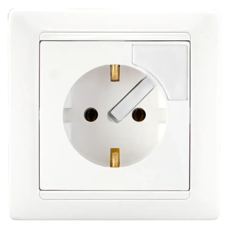 Одноместная розетка BYLECTRICA СТИЛЬ РС16-368