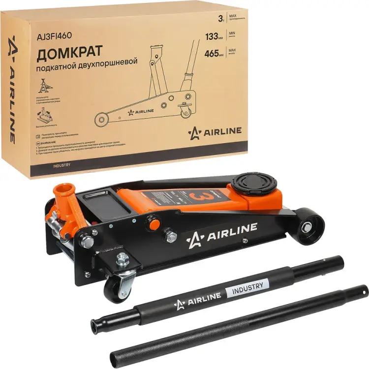 Подкатной домкрат Airline AJ3FI460