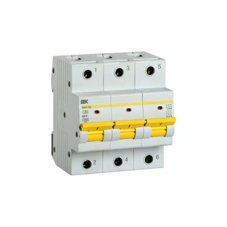 Автоматический выключатель IEK ВА47-150 MVA50-3-080-C