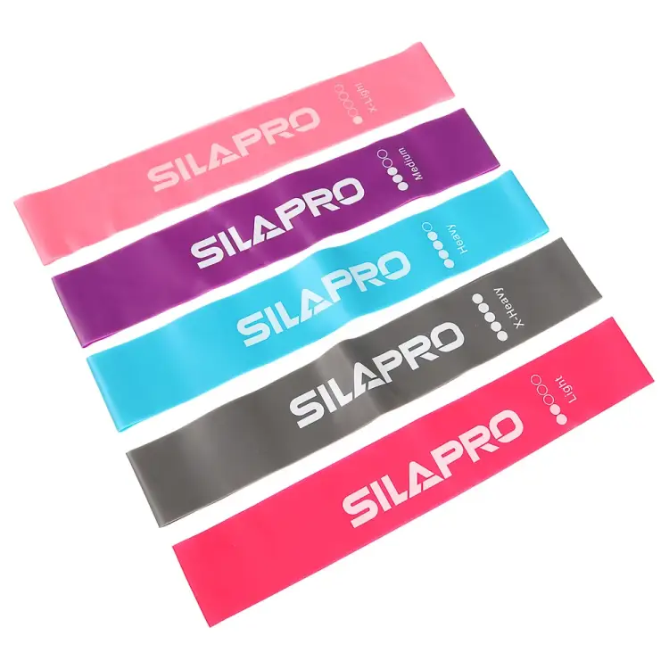 Набор фитнес резинок SILAPRO 093-008 Набор фитнес резинок SILAPRO 093-008