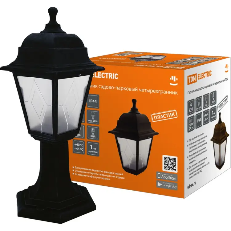 Садово-парковый светильник TDM ELECTRIC НТУ 04-60-001 SQ0330-0765