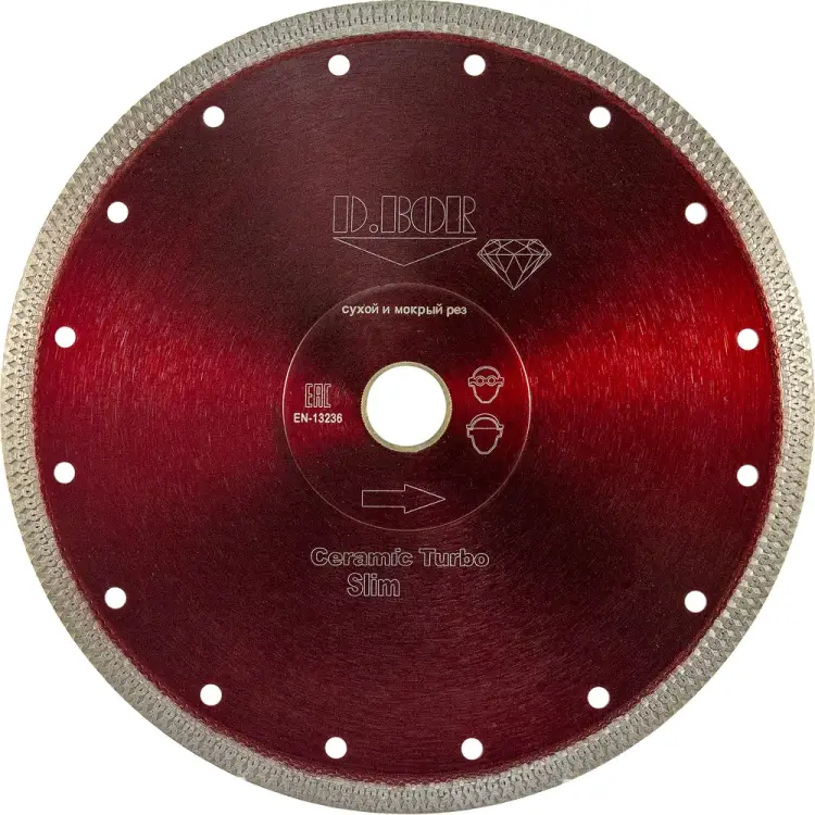 Алмазный диск D.BOR Ceramic Turbo Slim T-10 CTS-T-10-0180-025 Алмазный диск D.BOR Ceramic Turbo Slim T-10 CTS-T-10-0180-025