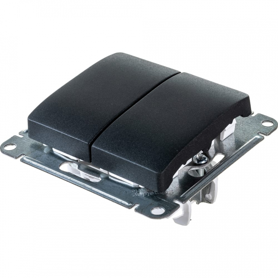 Двухклавишный выключатель Schneider Electric GLOSSA