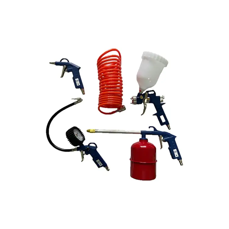 Набор пневматических инструментов Пневмо-Трейд PT-ATS-5 Набор пневматических инструментов Пневмо-Трейд PT-ATS-5