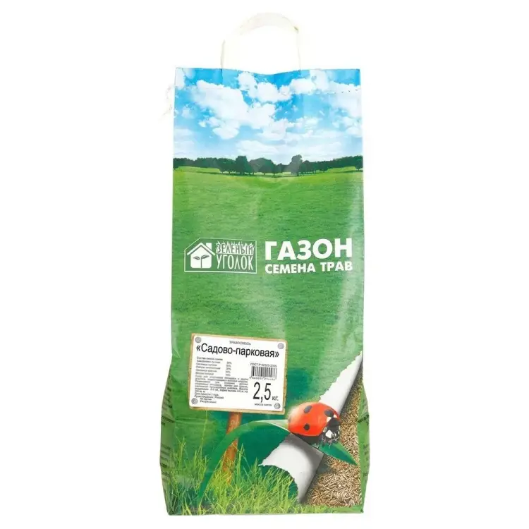 Травосмесь газона семена Зеленый уголок Садово-парковая 4660001294455