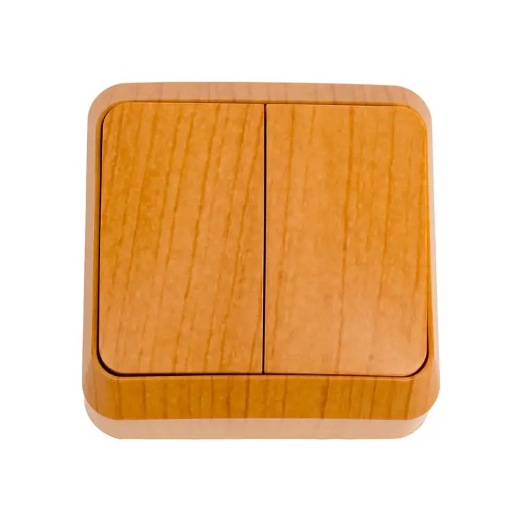 Двухклавишный выключатель Smartbuy Юпитер SBE-03lw-10-SW2-0