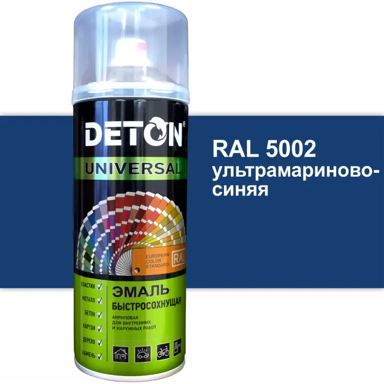 Быстросохнущая акриловая эмаль Deton DTN-A07248 Быстросохнущая акриловая эмаль Deton DTN-A07248