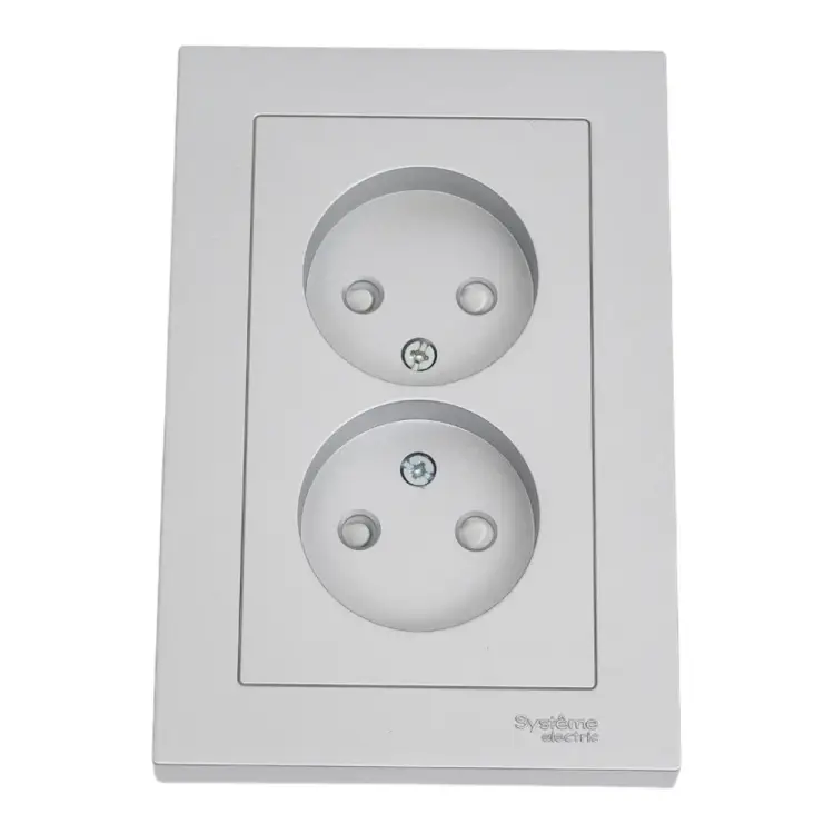 Двойная розетка Systeme Electric AtlasDesign ATN000322