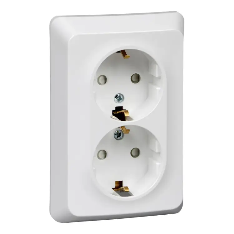 Двойная розетка Systeme Electric ЭТЮД PC16-108B