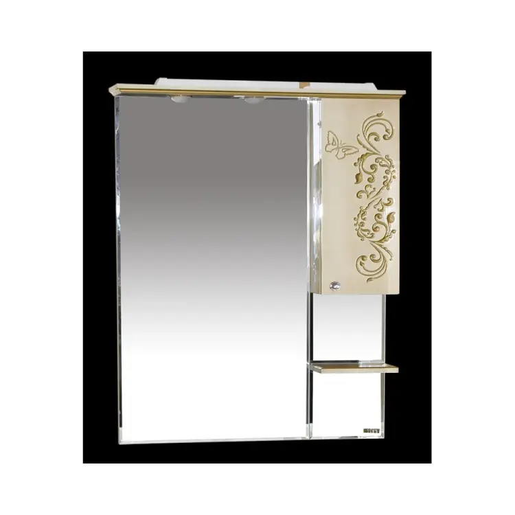 Правый зеркальный шкаф Misty Бабочка-90 Л-Баб04090-033СвП