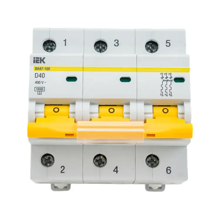 Автоматический выключатель IEK ВА47-100 MVA40-3-040-D