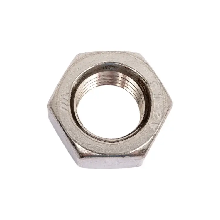 Шестигранные нержавеющие гайки КРЕП-КОМП м24 DIN934 (2 шт.) гшн24мф