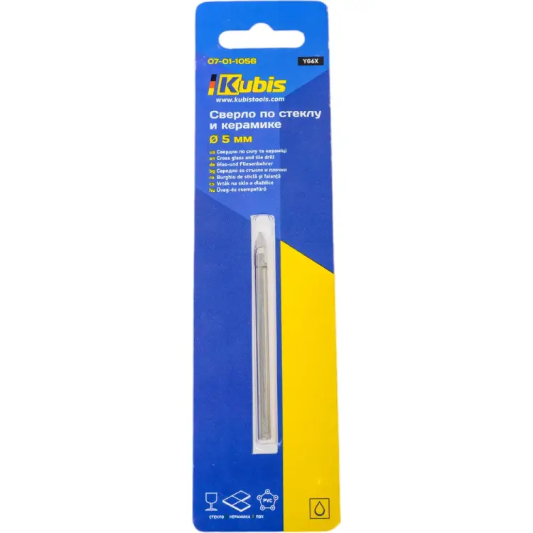 Сверло по стеклу и керамике KUBIS 07-01-1056