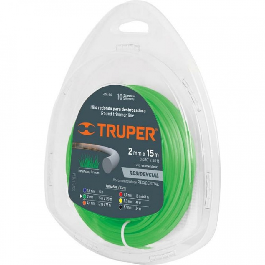 Леска для триммеров Truper HTA-80
