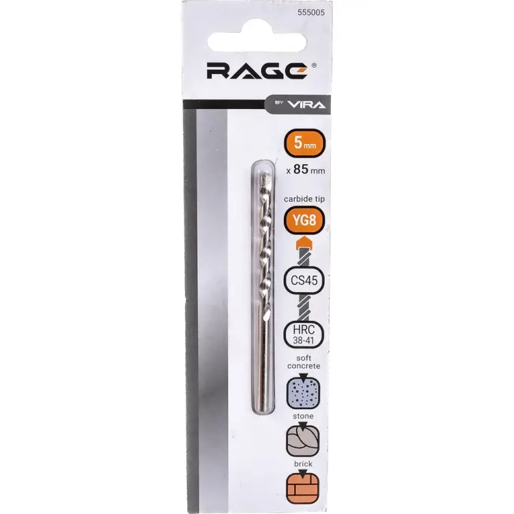 Сверло по бетону RAGE 555005
