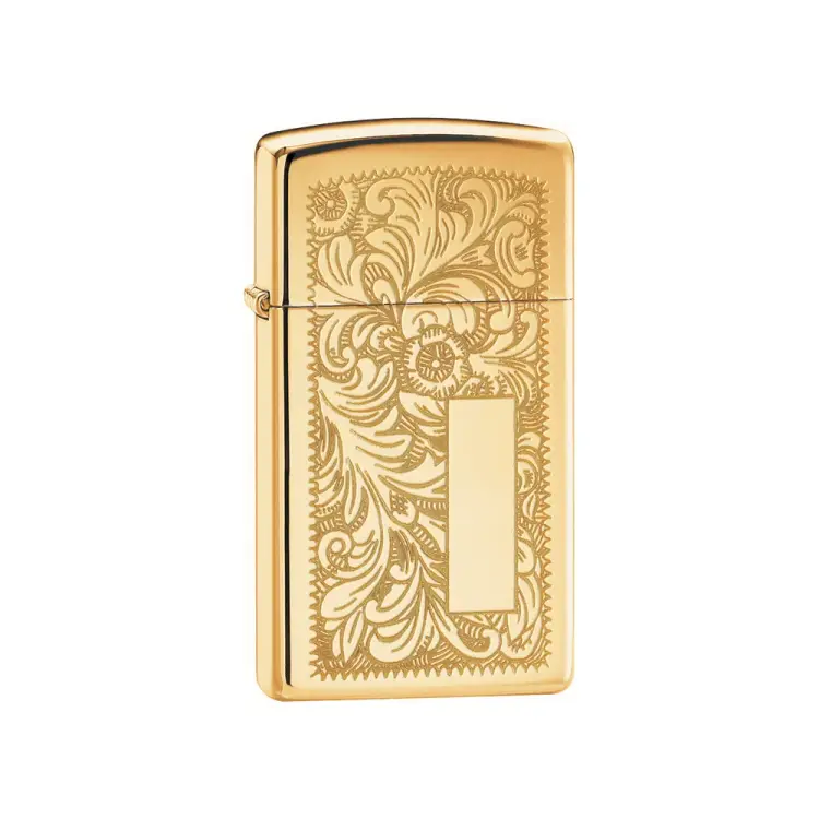 Зажигалка Zippo B Slim Venetian Brass 1652B