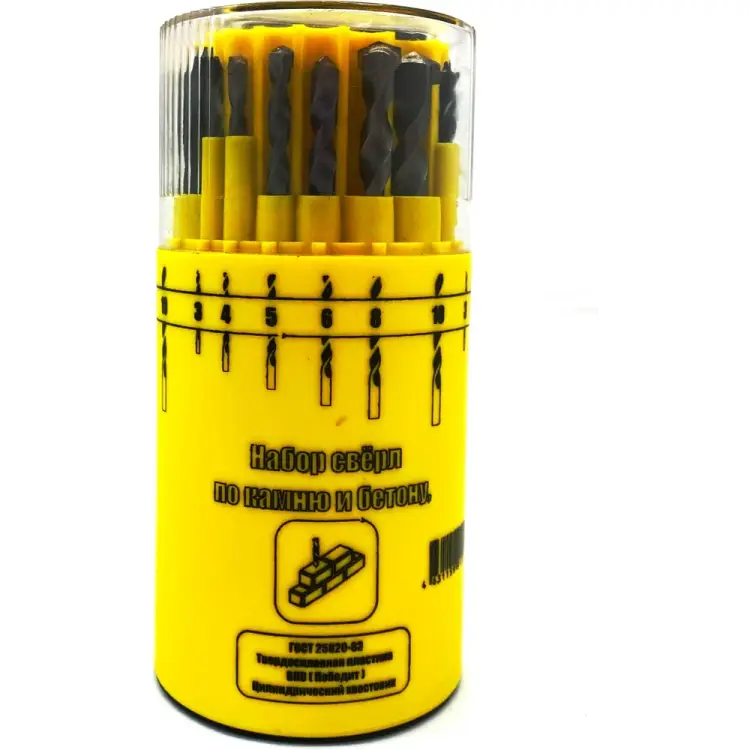 Набор сверл по металлу/бетону/дереву STV STV 00-00013295