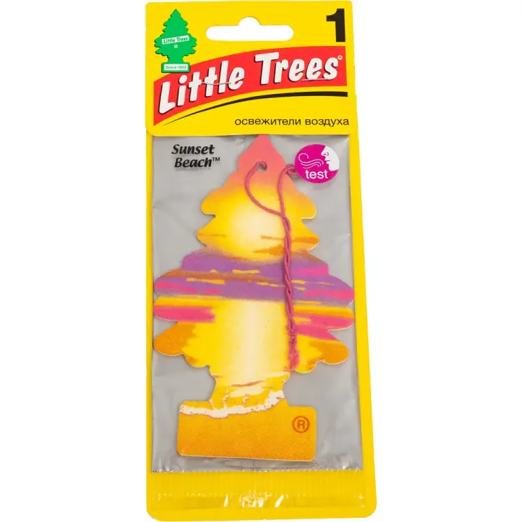 Ароматизатор в машину Car-Freshner Ёлочка Сансет Бич U1P-17177-RUSS