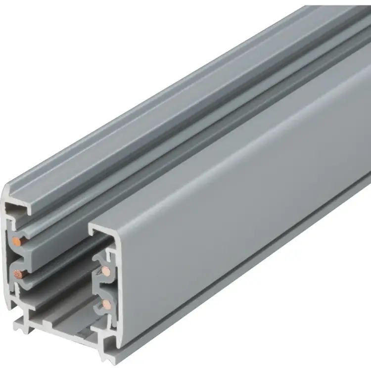 Осветительный трехфазный шинопровод Uniel UBX-AS4 SILVER 200 POLYBAG 9725