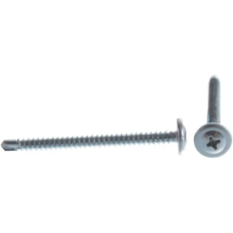 Саморез с прессшайбой и сверлом качественный крепеж 4,2/51 (650 шт.) 2000353 КЧ