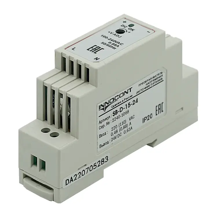 Преобразователь напряжения INNOCONT SB-D-15-24