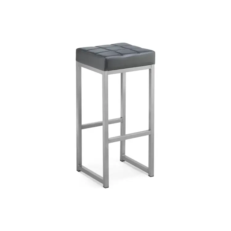 Барный стул Woodville Khurkroks серый полимер, светлый мусс 459666