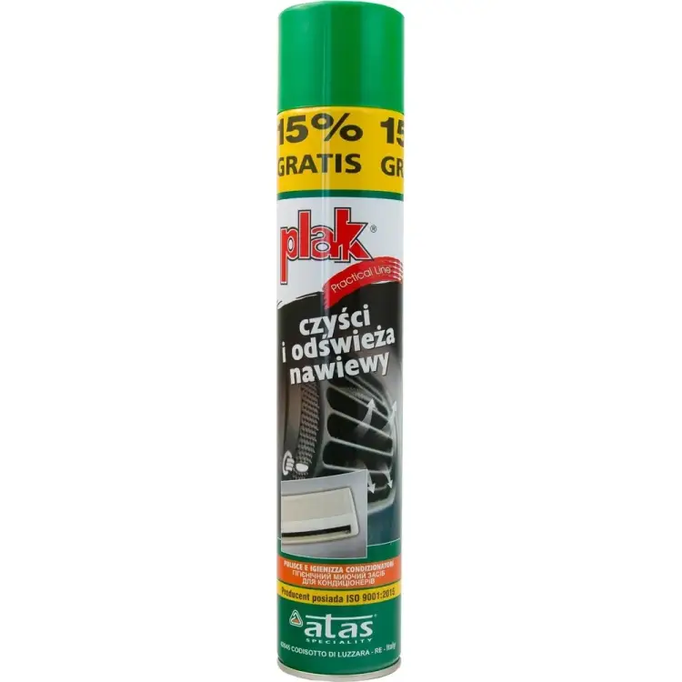 Очиститель кондиционера Atas PLAK пенный, с трубочкой, 500 мл, хвоя 50037