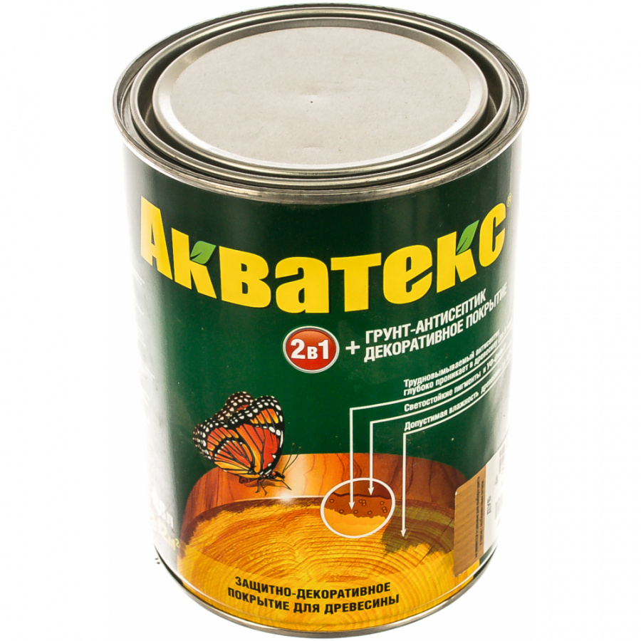 Защитно-декоративное покрытие для древесины Рогнеда АКВАТЕКС