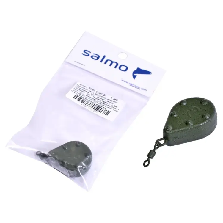 Грузило Salmo BUN SWIVEL green SBS-090GR