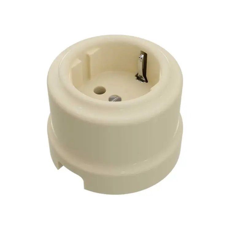 Фарфоровая двухполюсная розетка Мезонинъ аврора GE70302-02