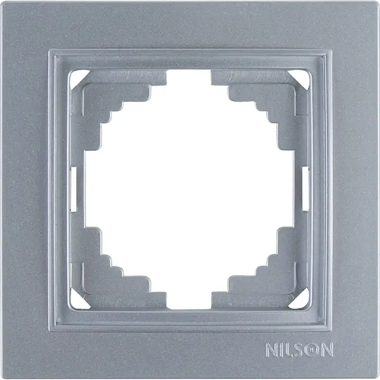 Одноместная рамка Nilson THOR Metallic 27130091